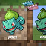 Pokemon Pixel Art - Bulbasaur (PKMN Diamond/Pearl)