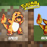 Pokemon Pixel Art - Charmander (PKMN Yellow)