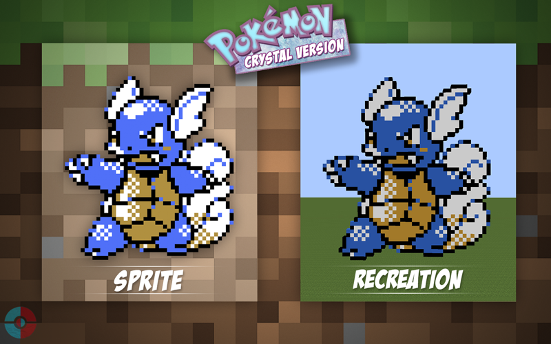 Pokemon Wartortle Pixel Art – BRIK