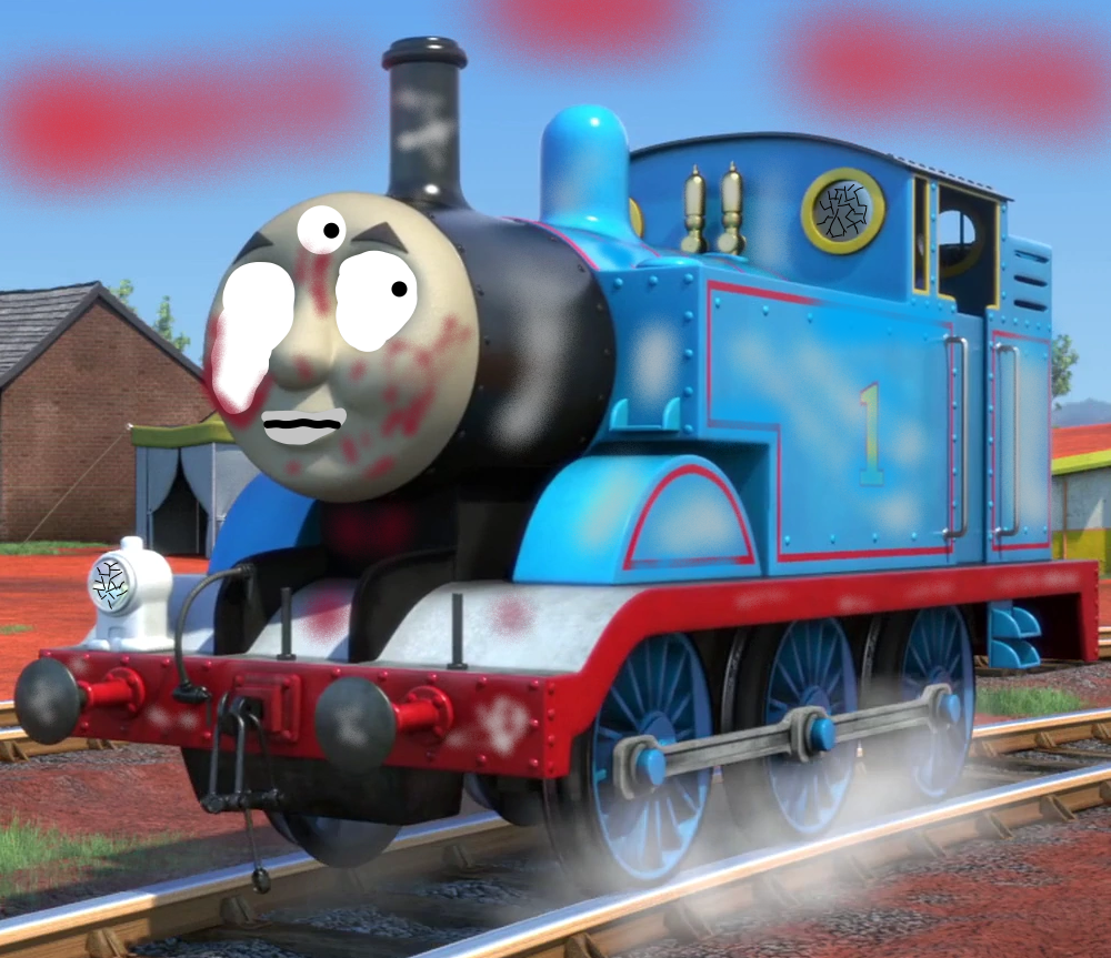 Sodor fallout Thomas/ EAH: fallout by theanimedemon17 on DeviantArt