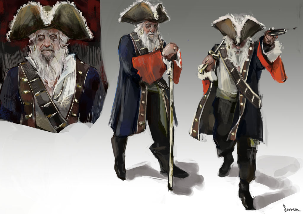 Pirate Character Concept by artsydreameriguess on DeviantArt