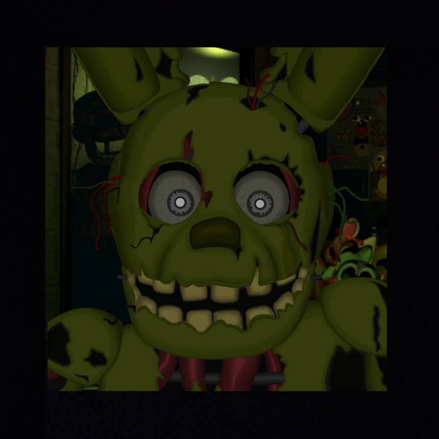 Springtrap jumpscare recreation by OfficialSpringbap on DeviantArt