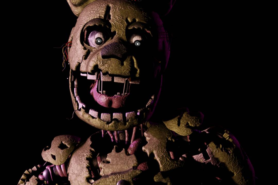 Springtrap Death Screen Springtrap rare boot screen alternative. by OfficialSpringbap on DeviantArt