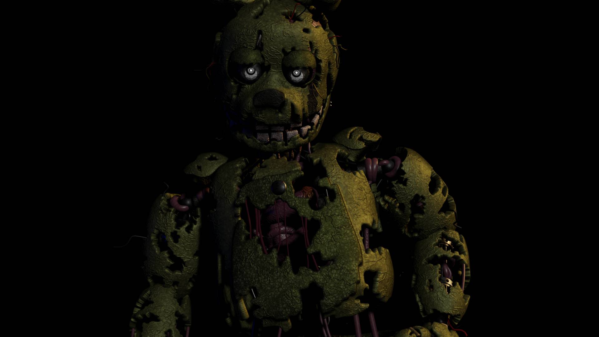 Springtrap extras render remake again. by OfficialSpringbap on DeviantArt