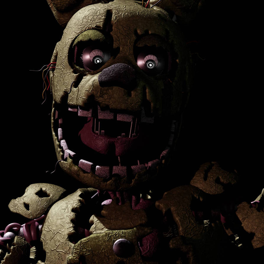 Springtrap rare screen by OfficialSpringbap on DeviantArt