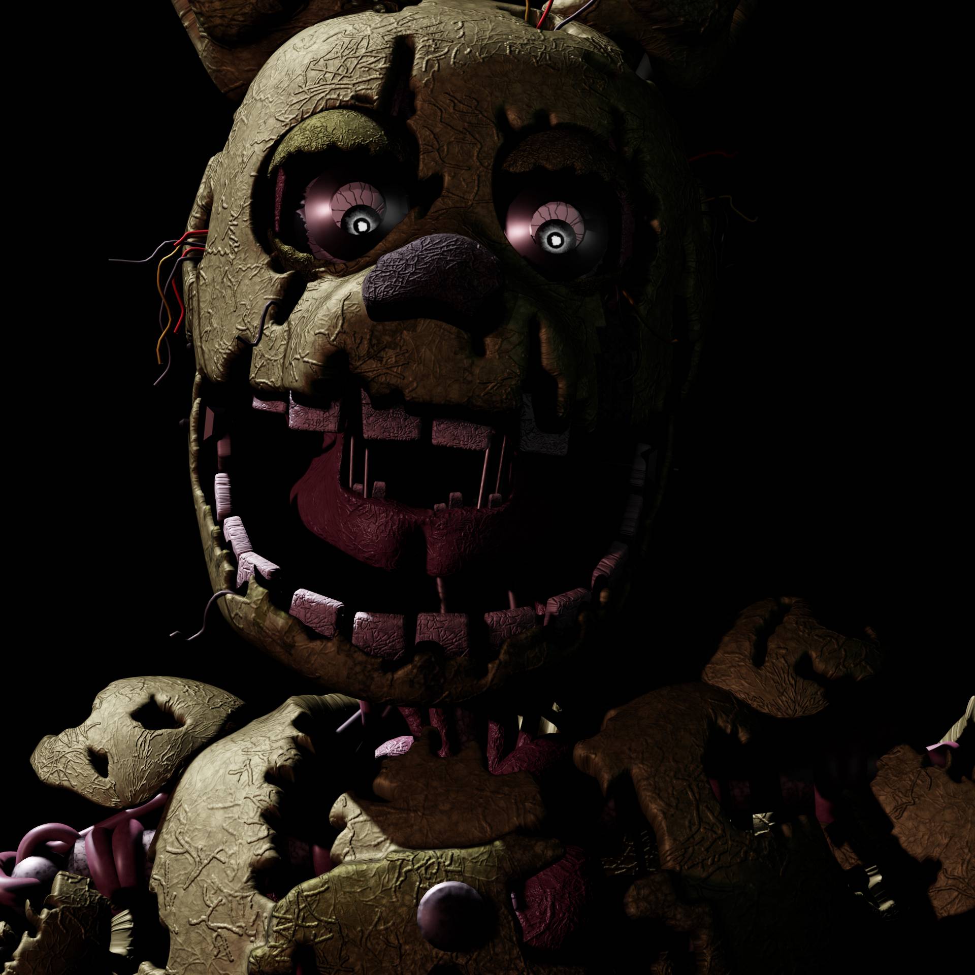 Springtrap rare screen by OfficialSpringbap on DeviantArt