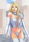 Collab Emma Frost by dessinateur777