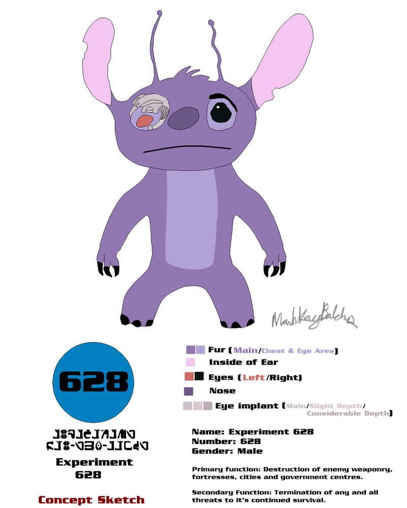 Experiment 620 Experiment 628 Reference Sheet by MarkKB on DeviantArt