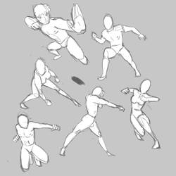 Punch poses practice