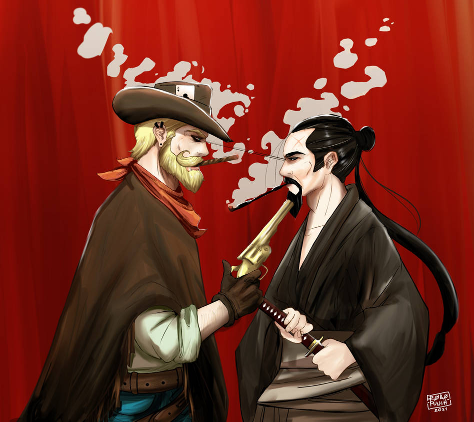 Gunman vs Samurai by ARTMACHINE9999 on DeviantArt