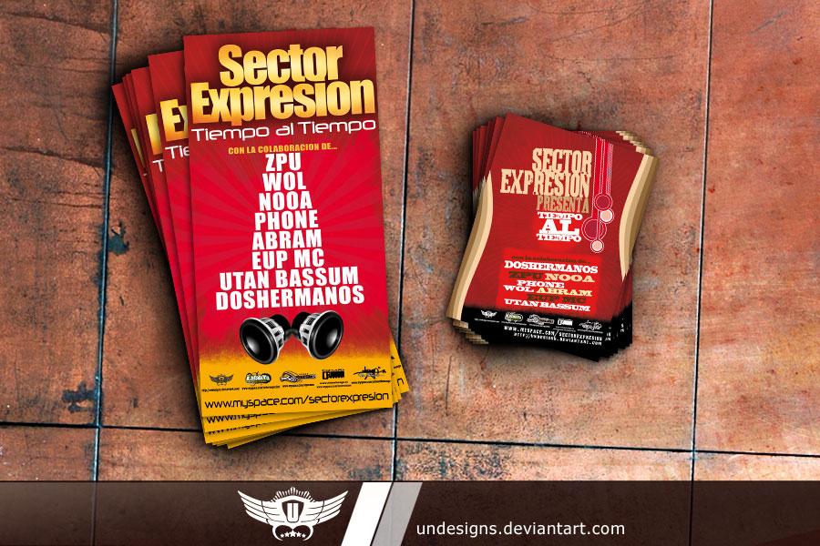 Sector Expresion Flyer 1 by Undesigns
