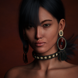 Portrait - New Daz character Cheyenne 9