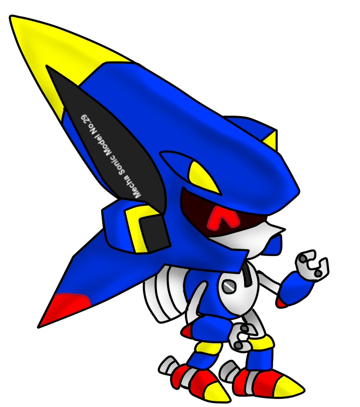 Mecha Sonic MkII' by Nomad-The-Hedgehog on DeviantArt