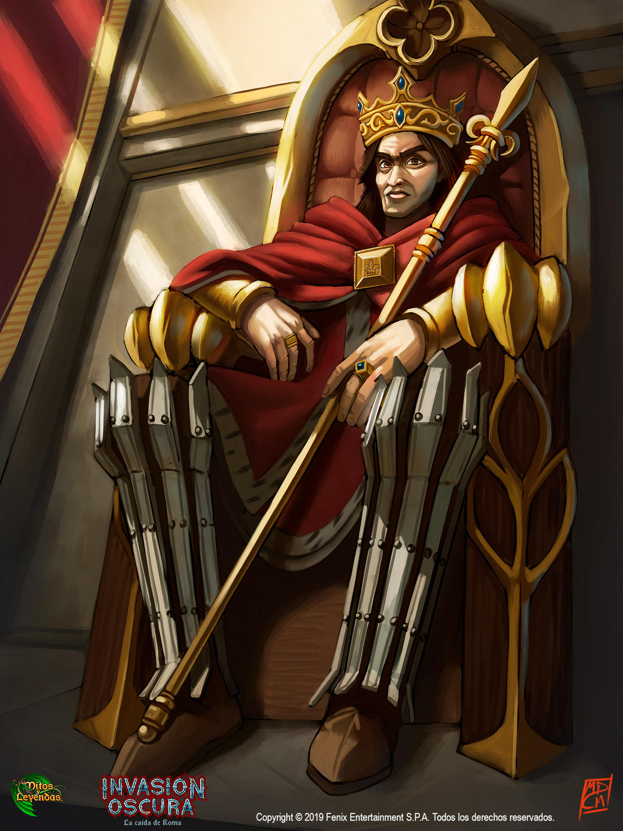 Clothar II - Mitos y Leyendas TCG by maurilustrador on DeviantArt