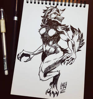 Drawlloween - Werewolf #2