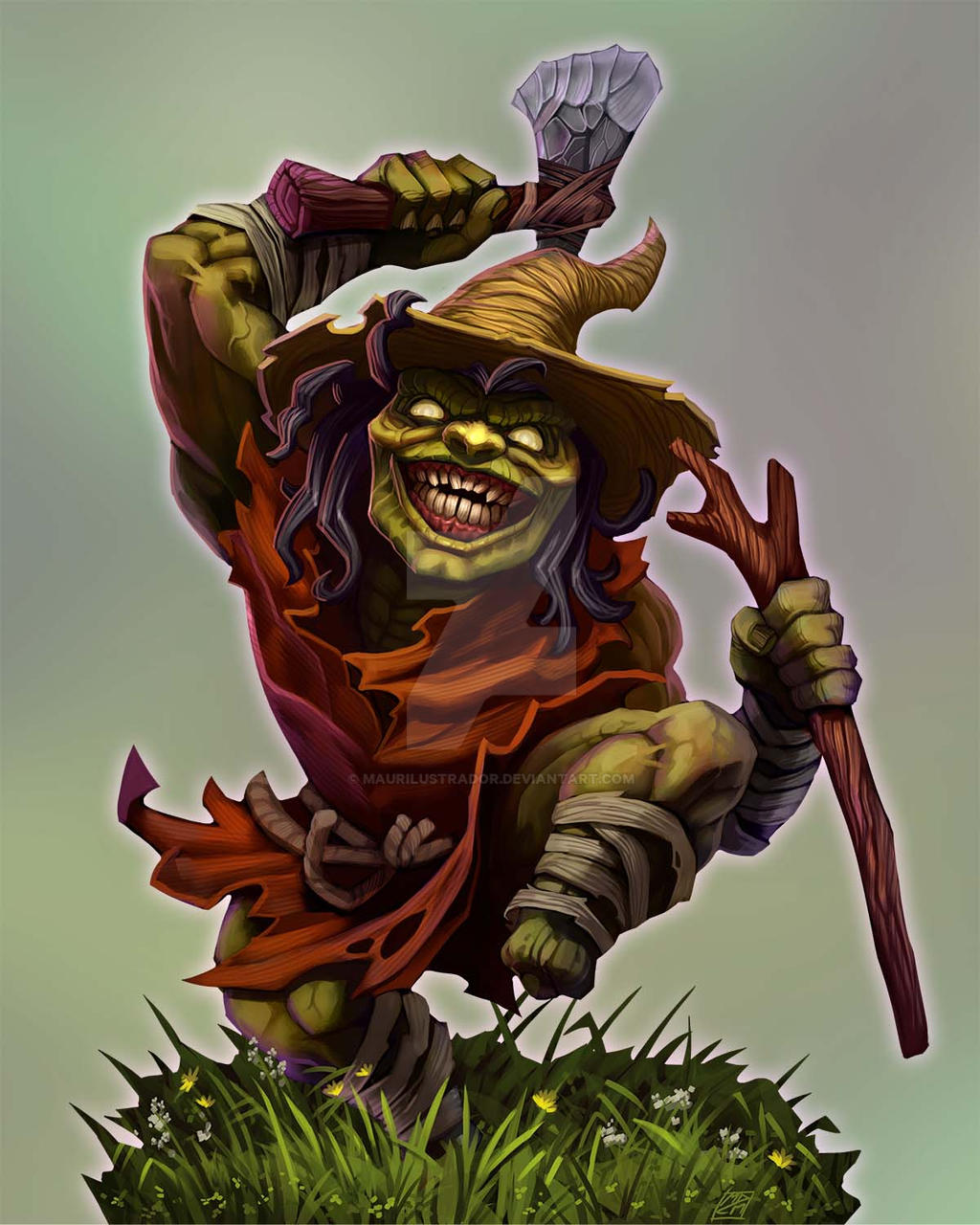 Trauco - Mitos chilenos by maurilustrador on DeviantArt