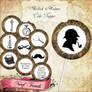 Sherlock Holmes Cake Toppers