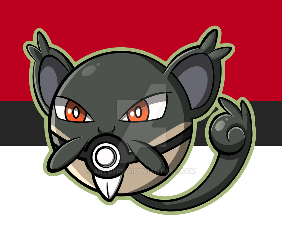 019 - Alola Rattata by artofreis on DeviantArt