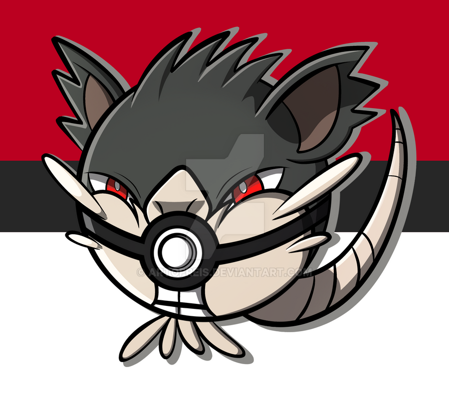 020 - Alolan Raticate by artofreis on DeviantArt
