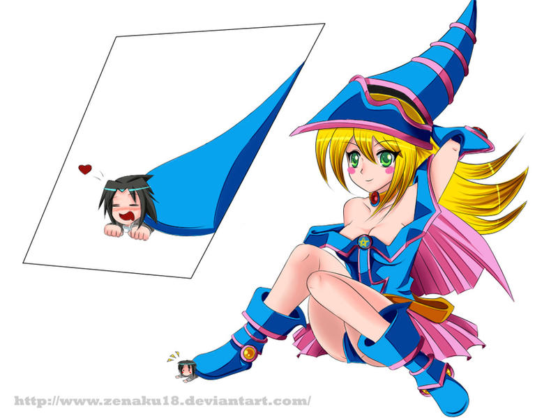 C- Dark magician girl and Bane by ZA-18