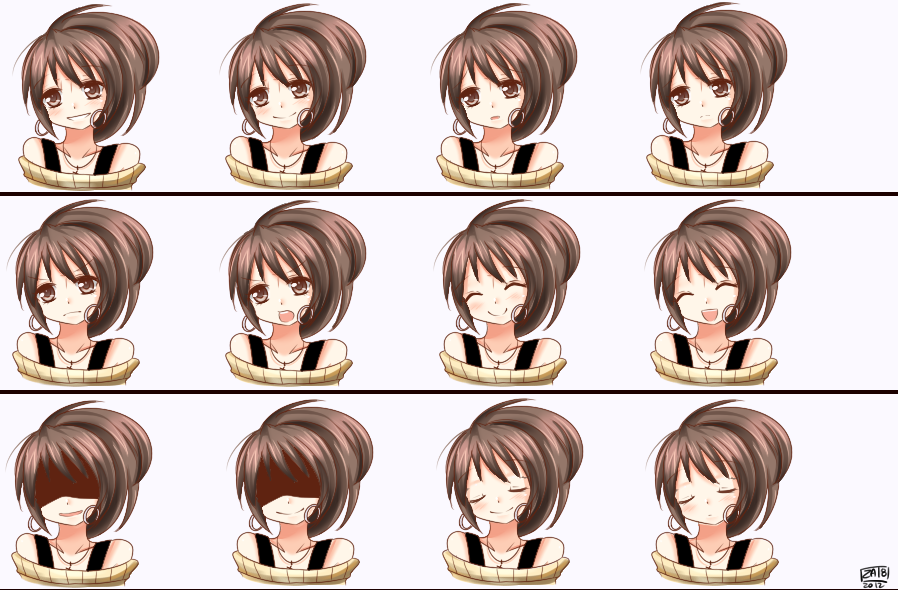 12 Nana expressions o3o by ZA-18