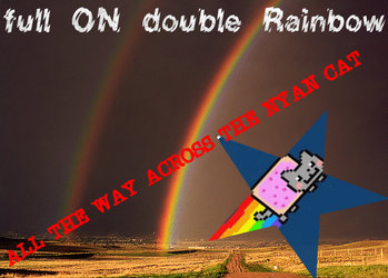Double nyan cat all the way