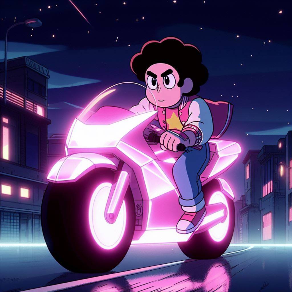 Steven Universe the Night Rider by DragonStar731 on DeviantArt