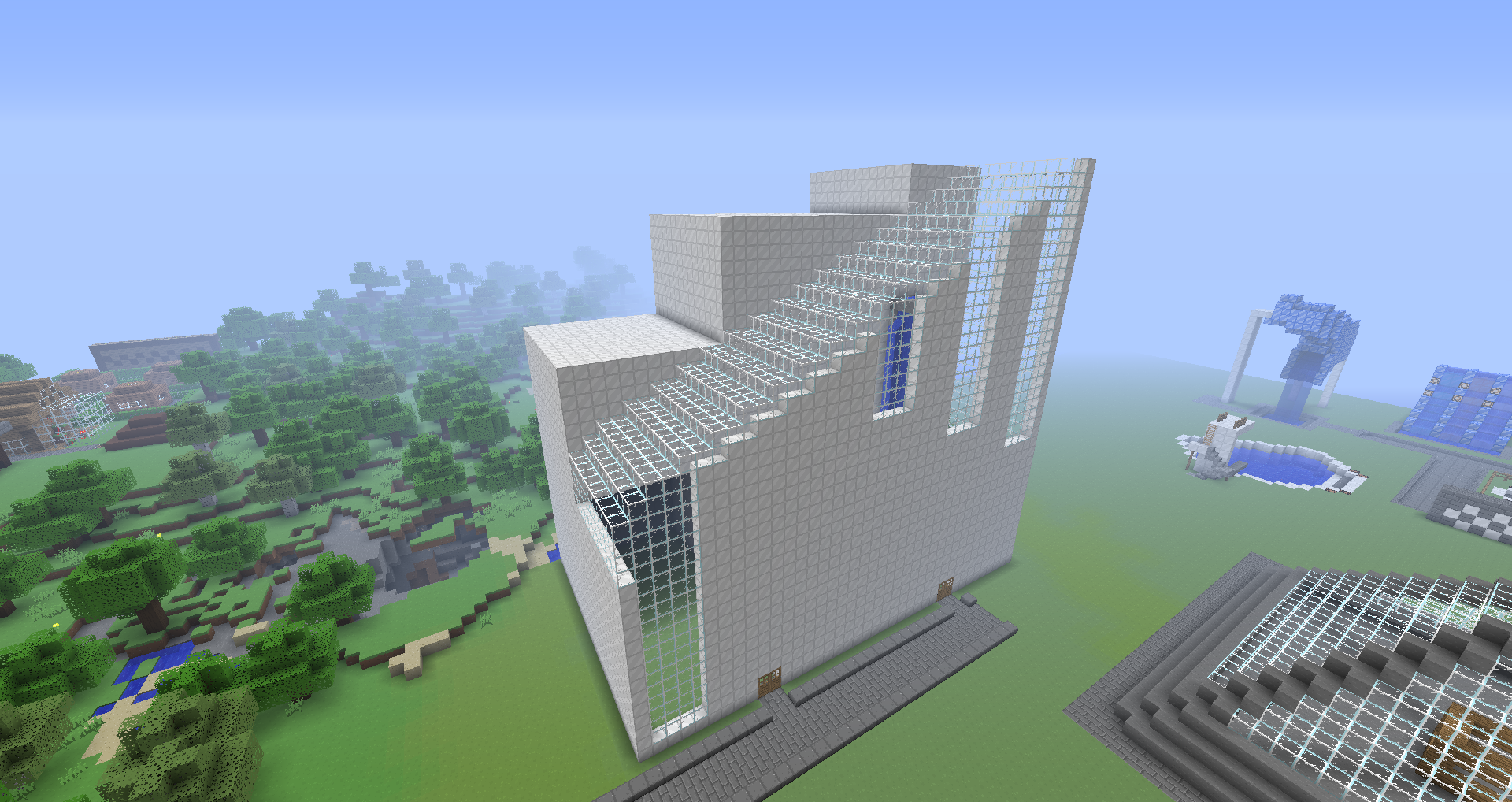 Minecraft Basic L Building Rectangular Minecraft Factory Building Design