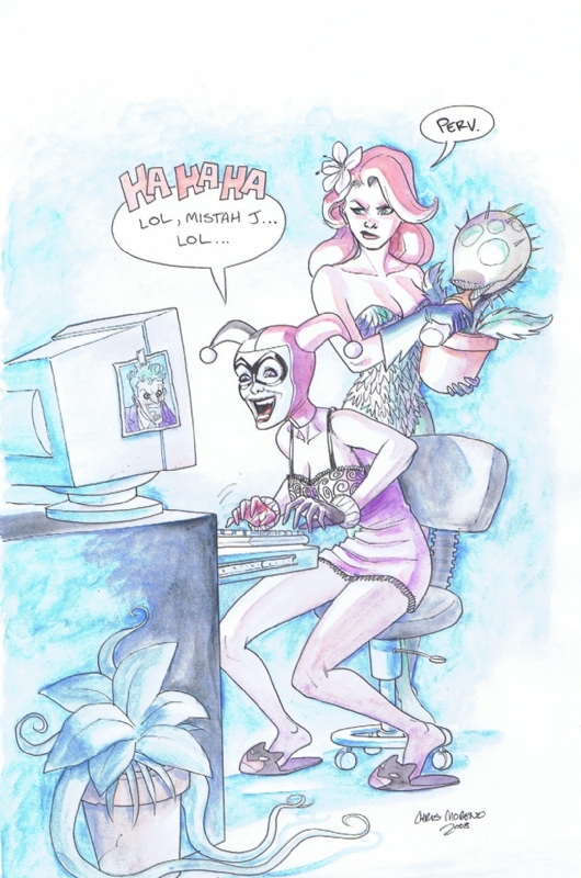 Harley and Ivy-- OMG LOL