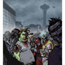 Zombie Dickheads ZomBcon print