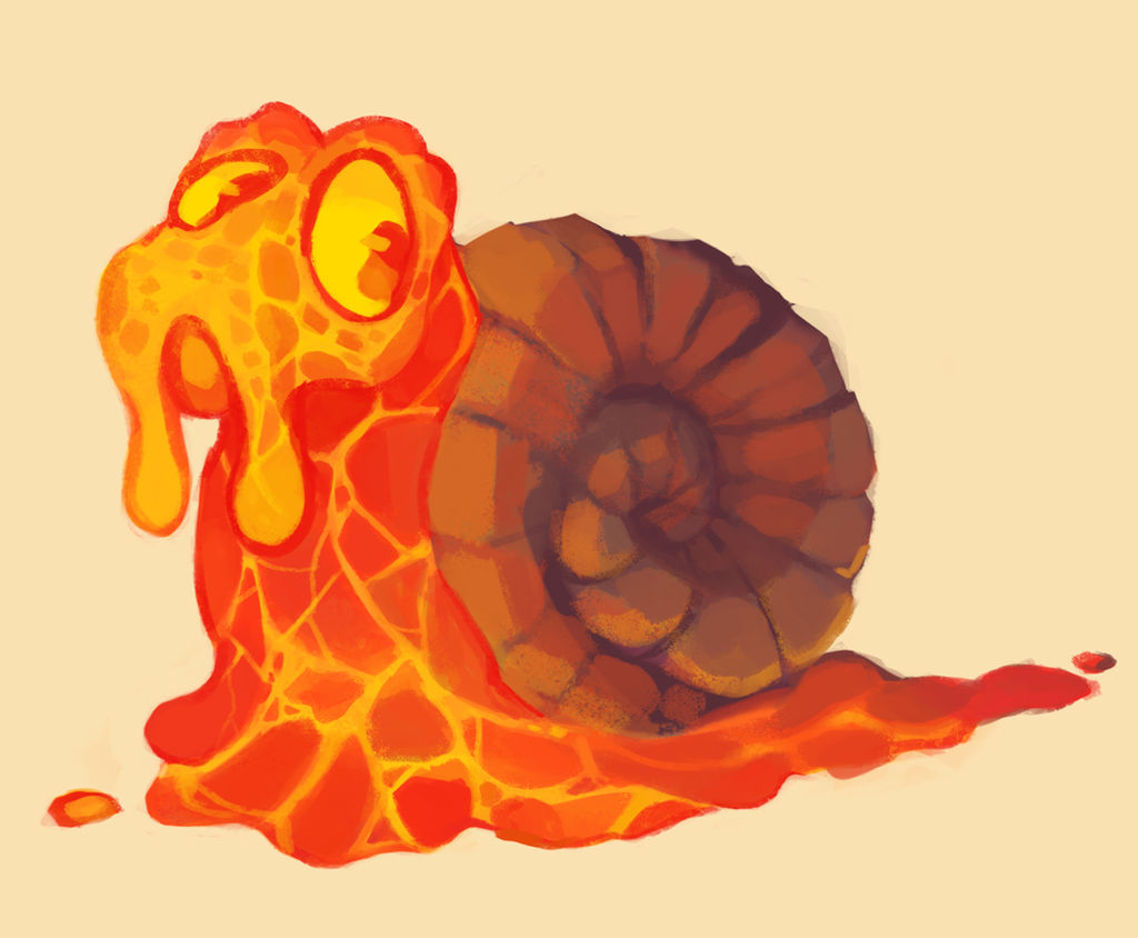 Snapfire Snail Fire snail by RandomSeagull on DeviantArt