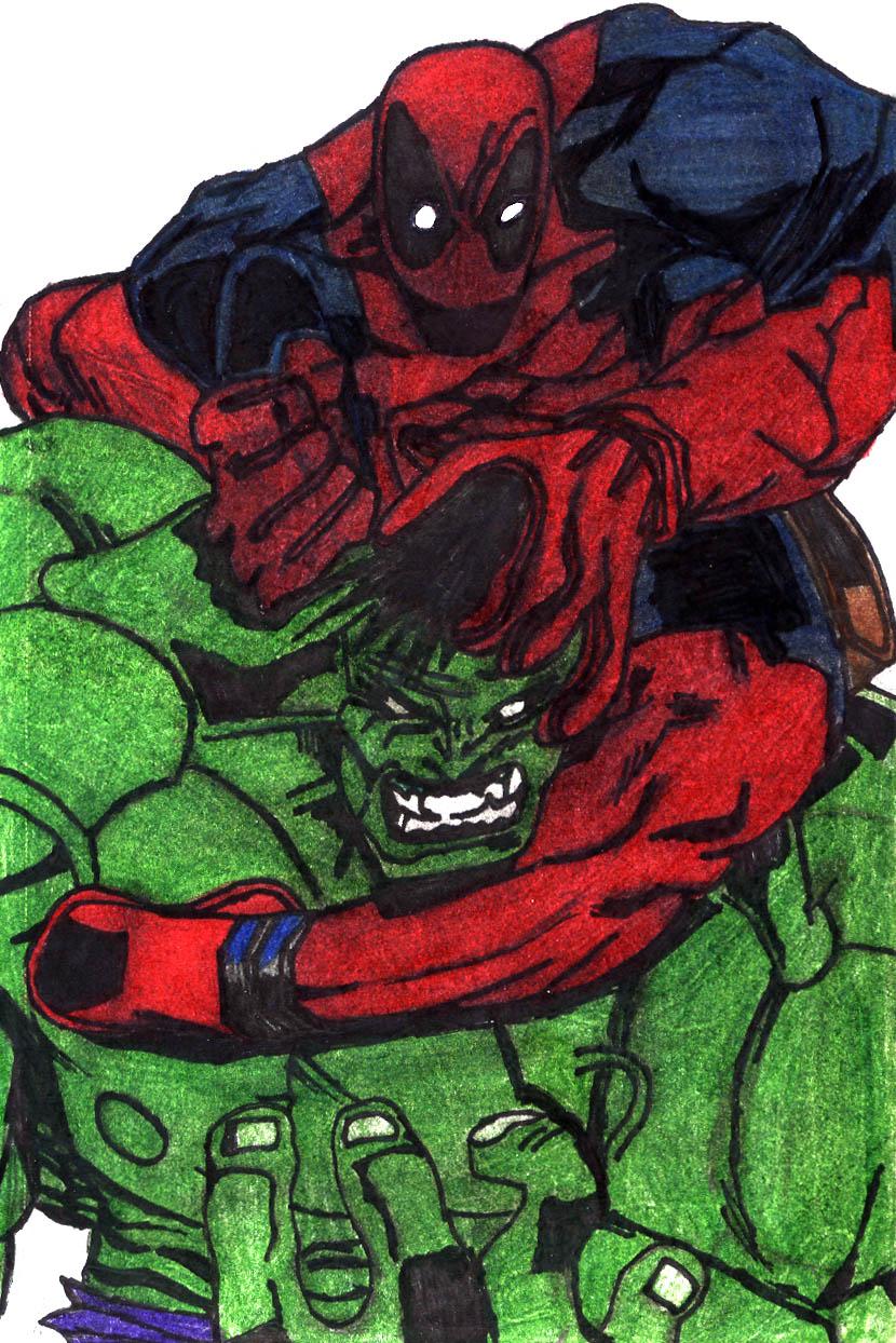 Deadpool vs. Hulk