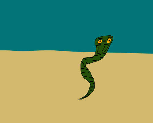 Grass Snake god of sea