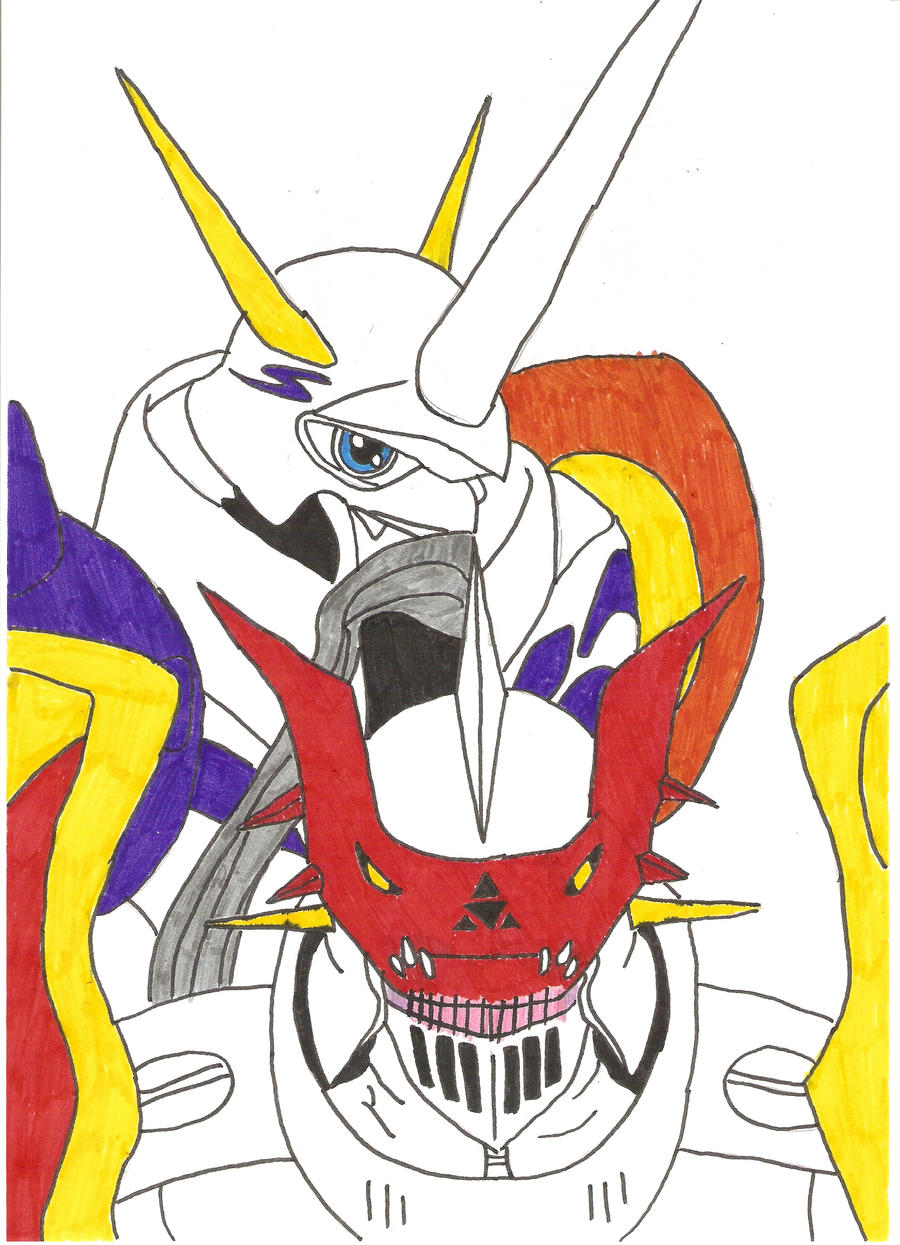 Gallantmon and Omnimon