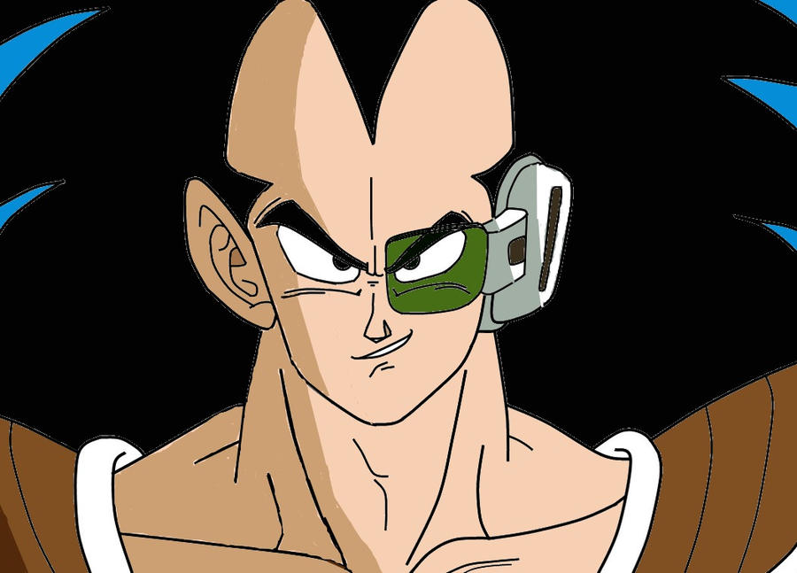Raditz Smiling Raditz CloseUp WIP Colored by PrincessRoyal on DeviantArt