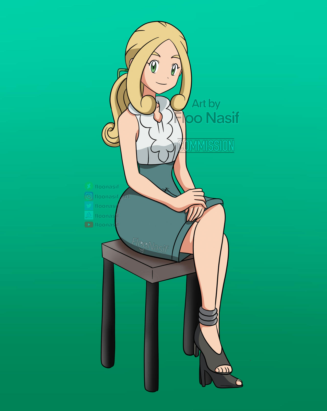 Viola Pokemon commission by FlooNasif on DeviantArt