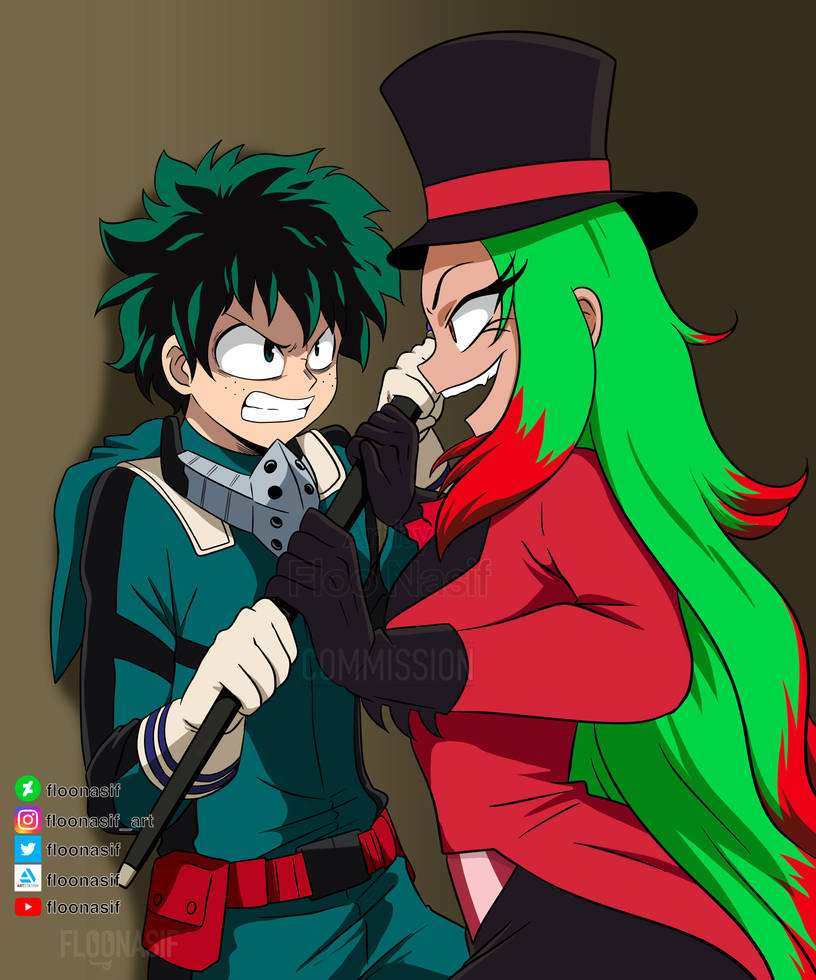 Deku y oc commission by FlooNasif on DeviantArt