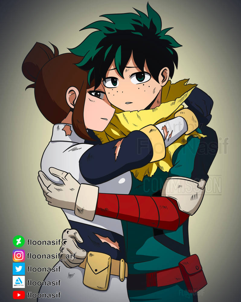 Deku y oc girl commission by FlooNasif on DeviantArt