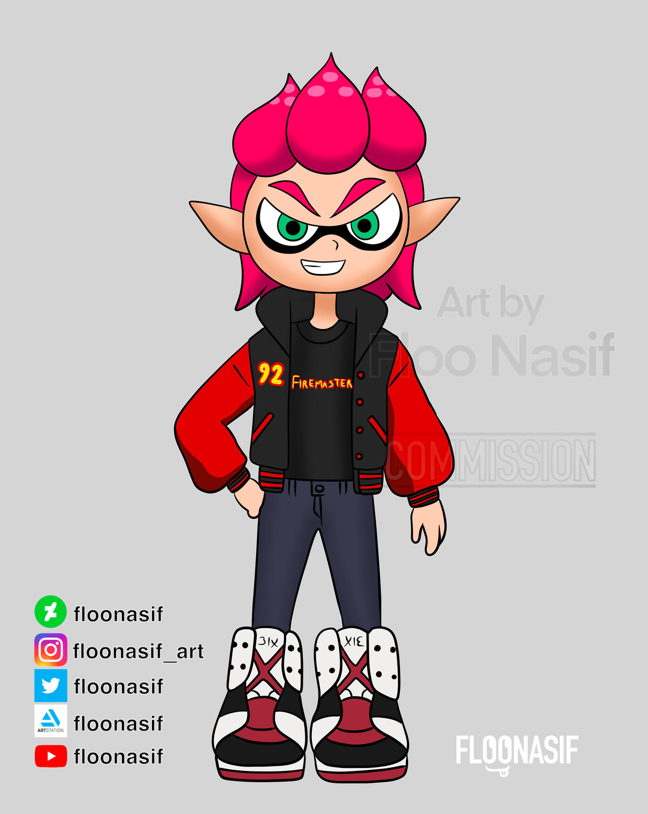 splatoon oc Commission by FlooNasif on DeviantArt
