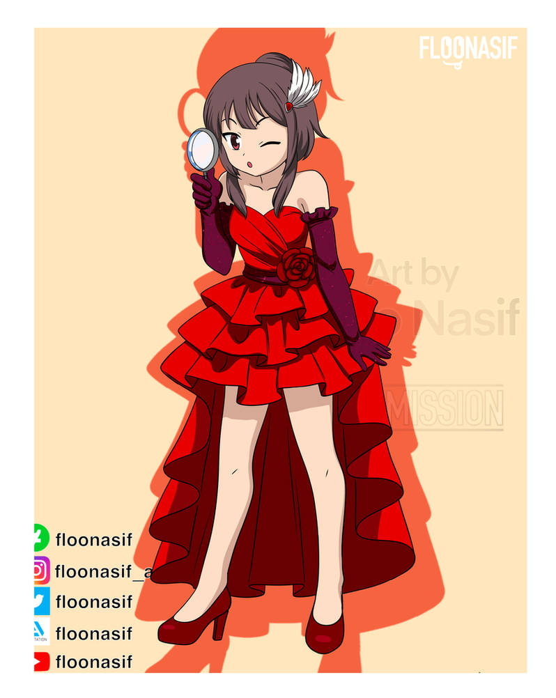 Megumin Prom megumin with gala dress by FlooNasif on DeviantArt