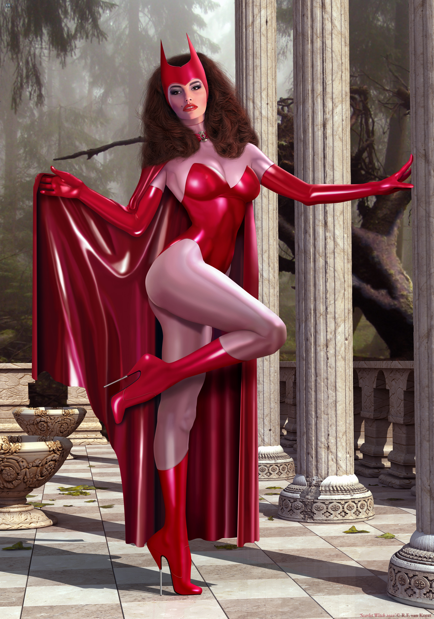 Scarlet Witch 2011 by Rick-4F