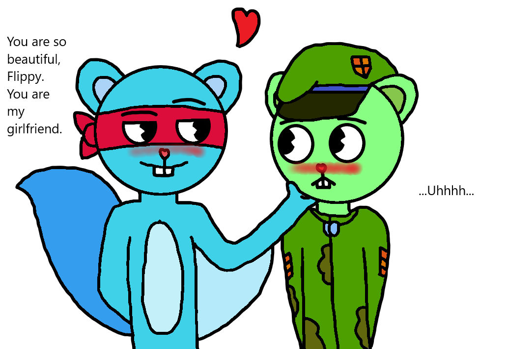 HTF Splendid x Flippy by KingSaul100 on DeviantArt