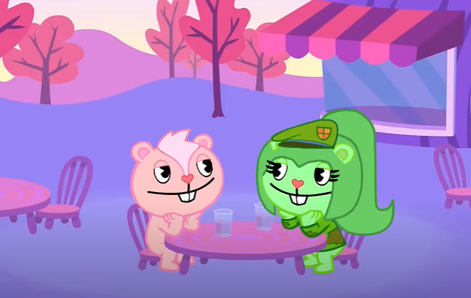 HTF Genderswap Chuckles x Flippsie Date by KingSaul100 on DeviantArt