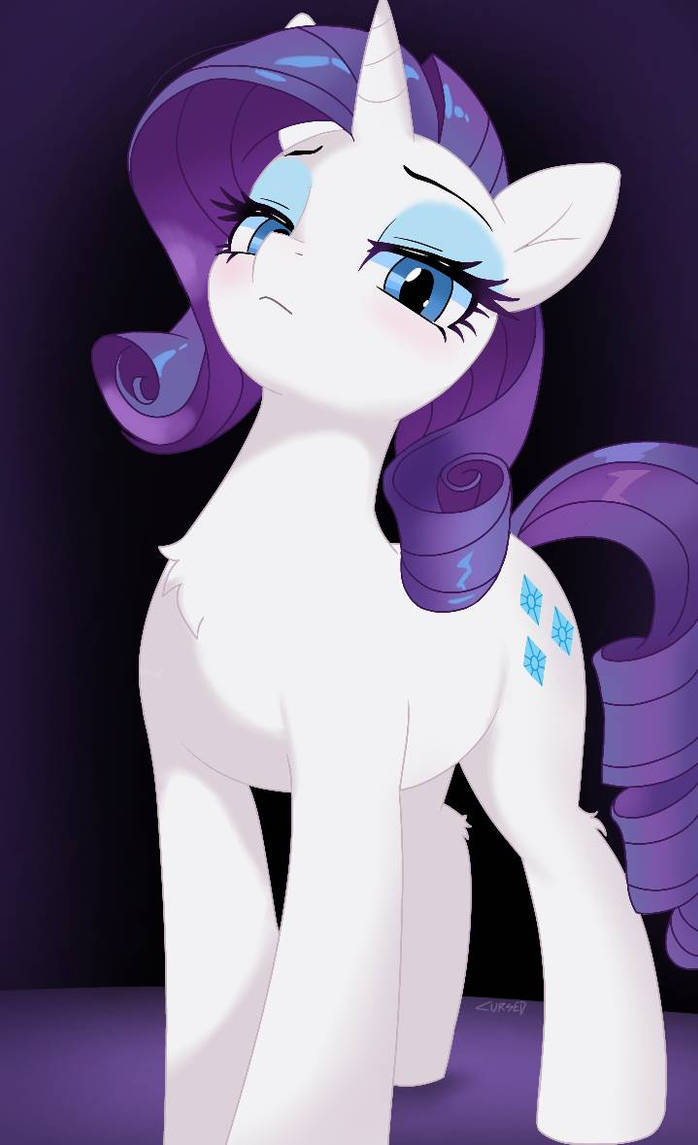 Cursed Rarity Rarity saw your search history.. by CursedSeraphim1 on DeviantArt