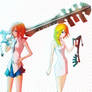 Kairi and Namine - Gaia Bane and Wayward Wind