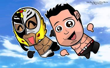 Rey Mysterio and Evan Bourne