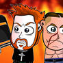 Sheamus and John Cena