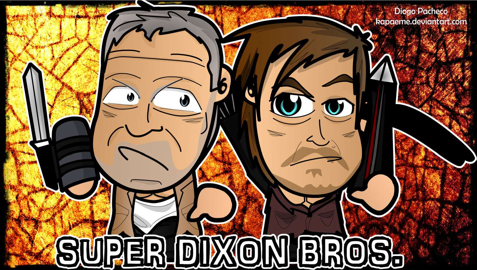 Super Dixon Bros The Walking Dead Wallpaper By Kapaeme On Deviantart Super Dixon Bros The Walking Dead Wallpaper By Kapaeme On Deviantart