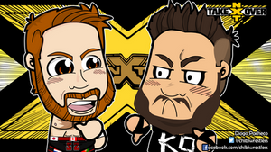 NXT TakeOver: Unstoppable Chibi Wallpaper