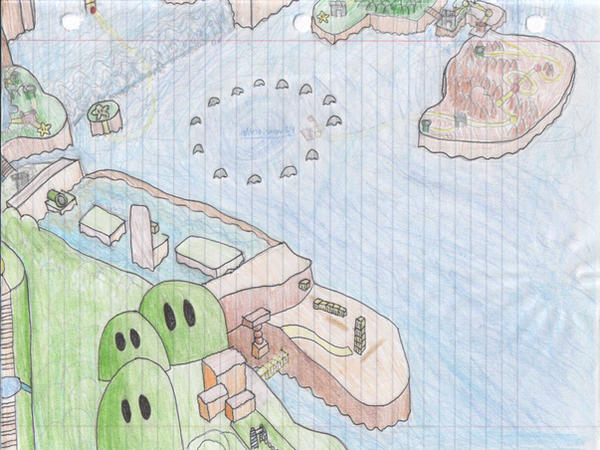Super Mario World Map by Marioman-64 on DeviantArt